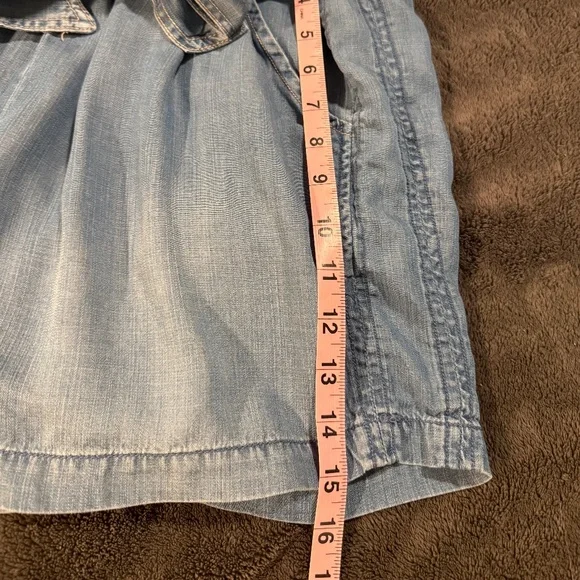 Nurture Denim Shorts Drawstring Elastic waist Size Medium - Picture 7 of 8